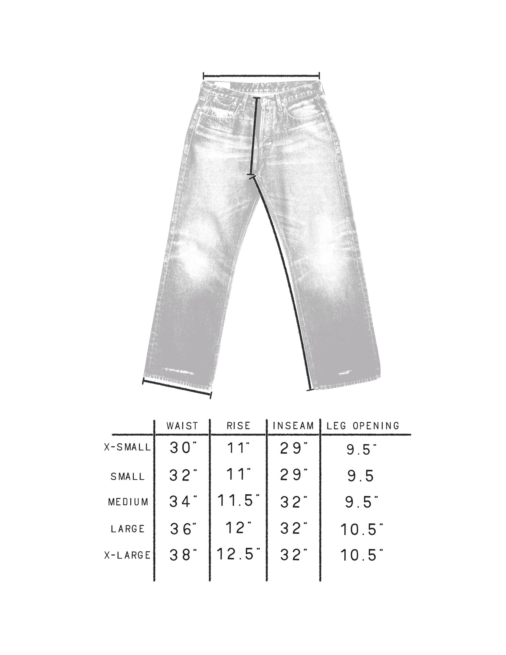 Straight Leg Denim